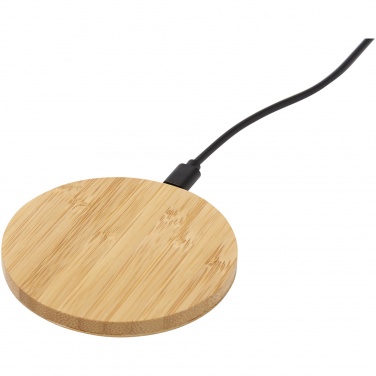 Logotrade promotional giveaways photo of: Essence 5W bamboo wireless charging pad